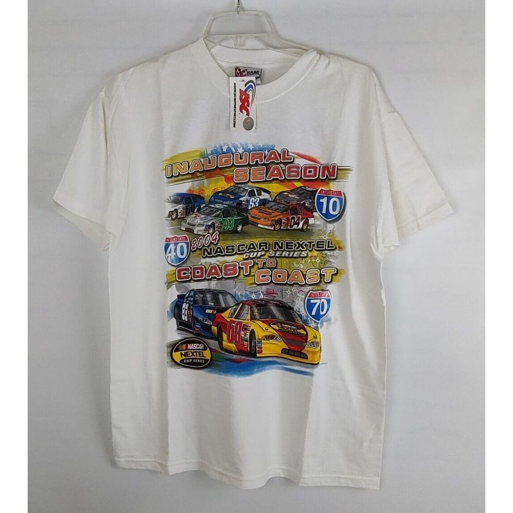 Chase Authentics 2004 NASCAR Nextel Cup Series Inaugural Season T-Shirt White M